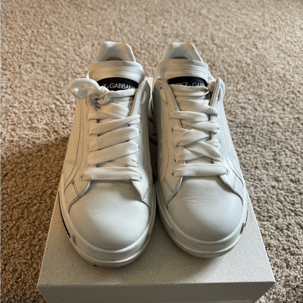 Dolce & Gabbana White Sneakers